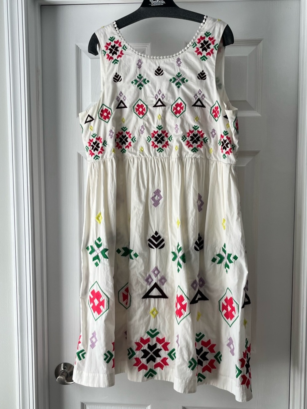 Anthro Embroidered Dress